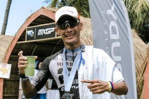 Mantan Perenang Indonesia Andy Wibowo Juara Ironman 70.3 Lombok